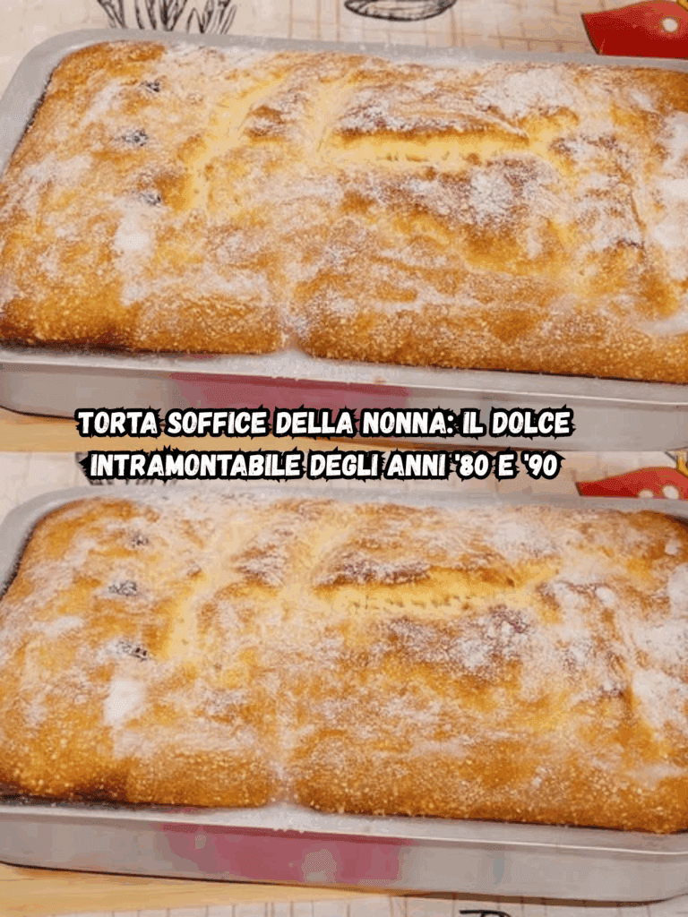 Torta soffice della nonna: il dolce intramontabile degli anni '80 e '90