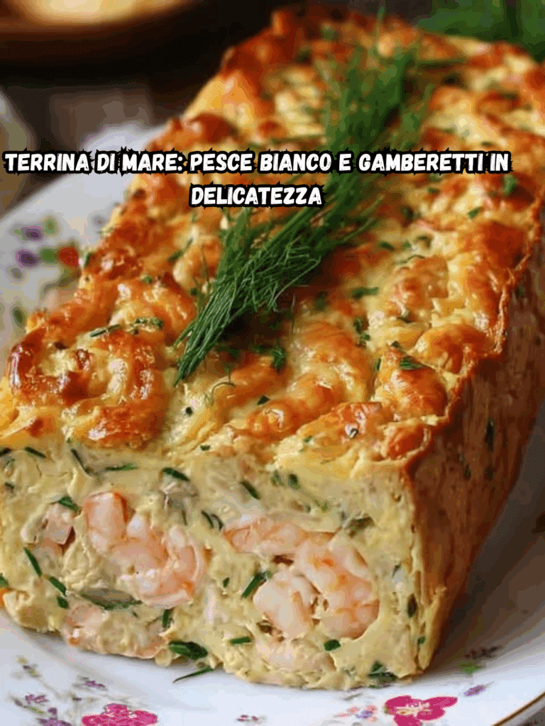 Terrina di Mare: Pesce Bianco e Gamberetti in Delicatezza