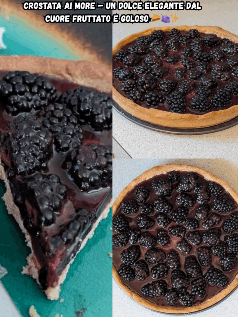 Crostata ai More – Un Dolce Elegante dal Cuore Fruttato e Goloso