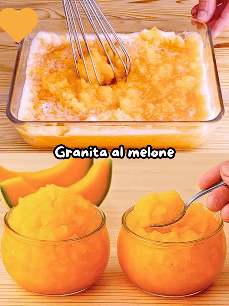 Granita al melone: il dessert fresco e leggero perfetto per l’estate