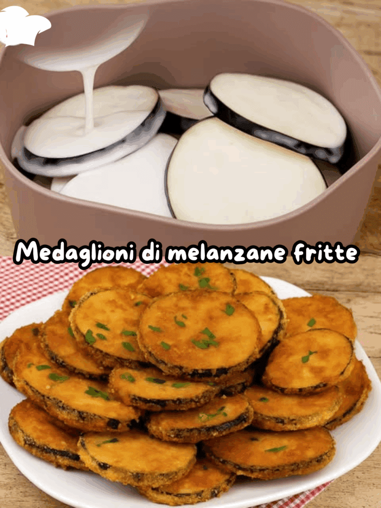 Medaglioni di melanzane fritte: la ricetta dell’antipasto veloce e saporito