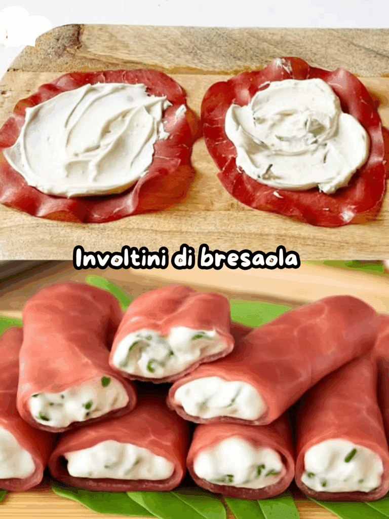 Involtini di bresaola: la ricetta fresca e saporita senza cottura