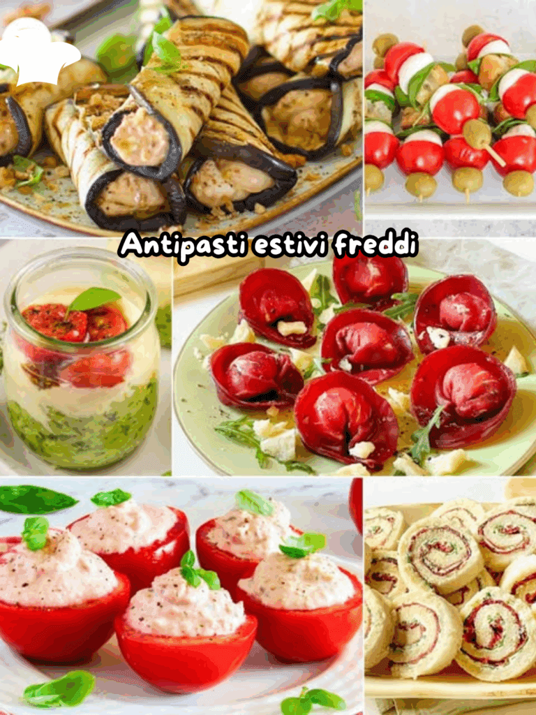 Antipasti estivi freddi selezionati