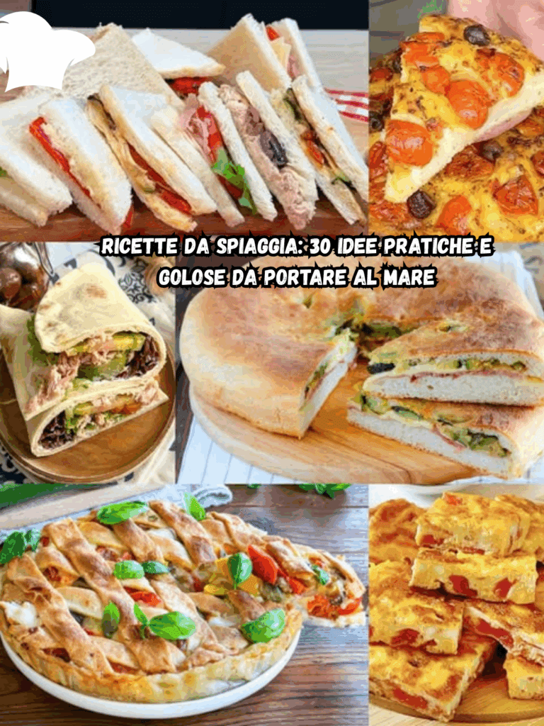 Ricette da spiaggia: 30 idee pratiche e golose da portare al mare