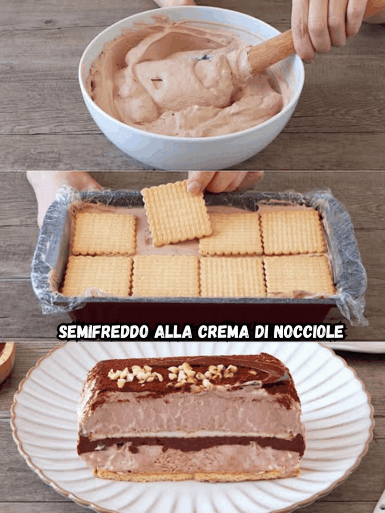 Semifreddo alla Crema di Nocciole: Il Dolce Senza Cottura che Ti Conquisterà al Primo Assaggio