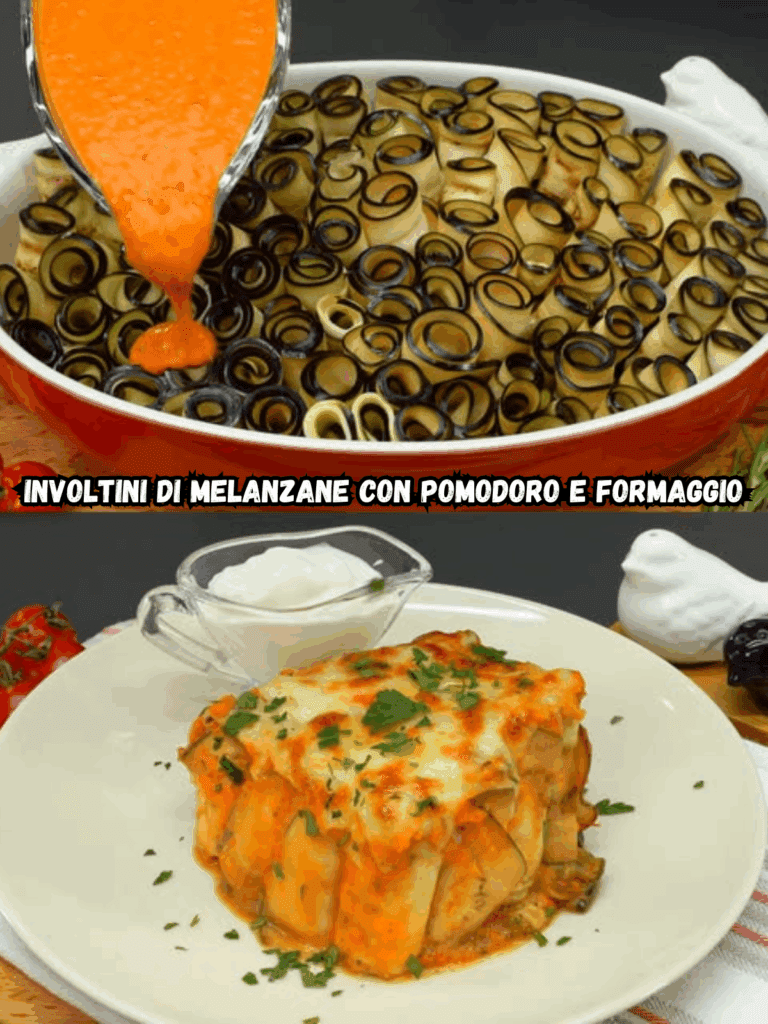 Involtini di Melanzane con Pomodoro e Formaggio: Una Deliziosa Coccola Vegetariana al Forno