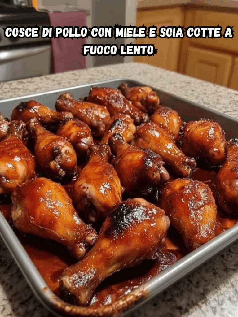 Cosce di Pollo con Miele e Soia Cotte a Fuoco Lento: Tenerissime e Piene di Gusto