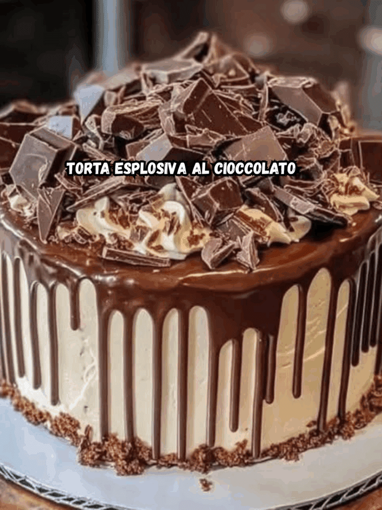 Torta Esplosiva al Cioccolato: il dolce definitivo per gli amanti del cacao