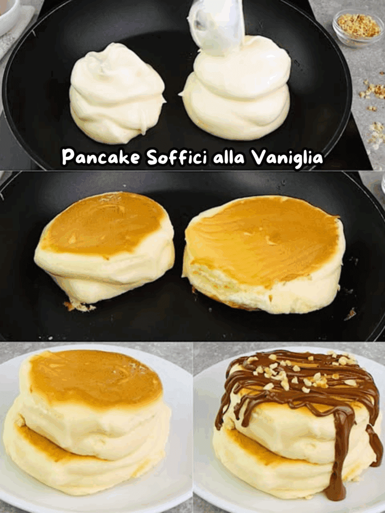 Pancake Soffici alla Vaniglia: una colazione leggera come una nuvola