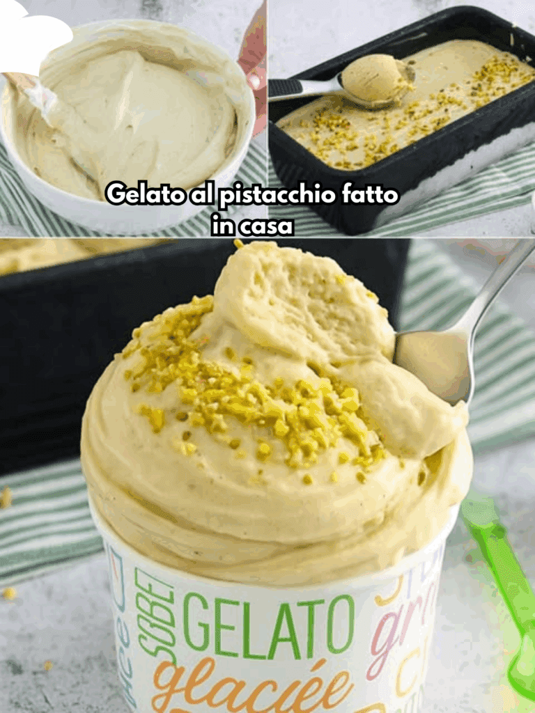 Gelato al pistacchio fatto in casa: cremoso, goloso e senza gelatiera