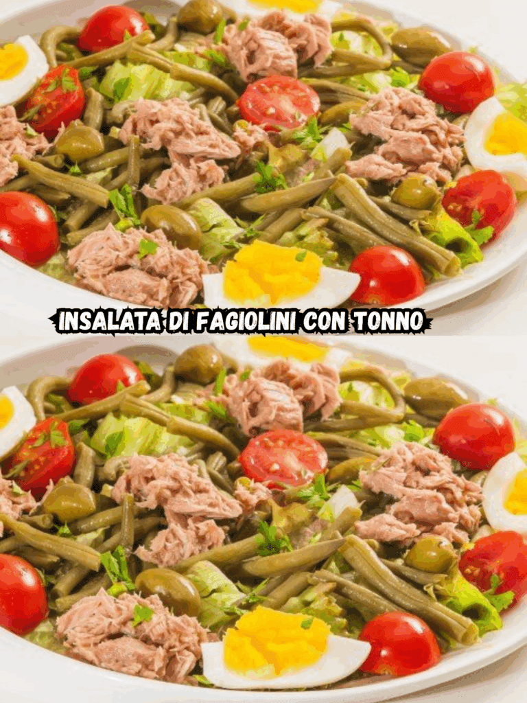 Insalata di fagiolini con tonno: fresca, leggera e nutriente