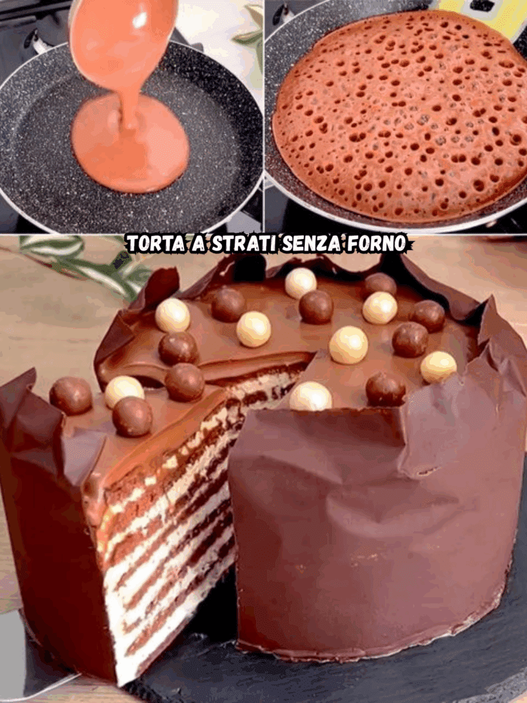  Torta a strati senza forno