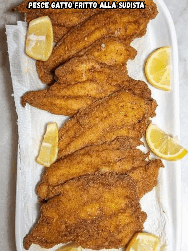 Pesce Gatto Fritto alla Sudista – Croccante, Speziato e Irresistibile