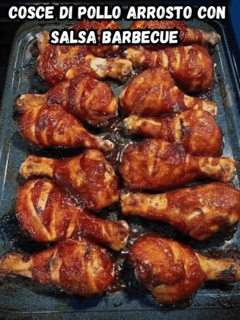 Cosce di pollo alla barbecue: semplici, gustose e irresistibilmente caramellate