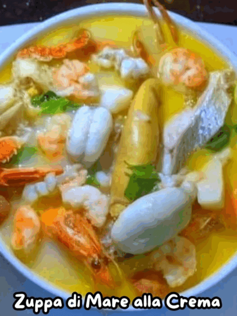 Zuppa di Mare alla Crema: sapori del Mediterraneo in chiave vellutata