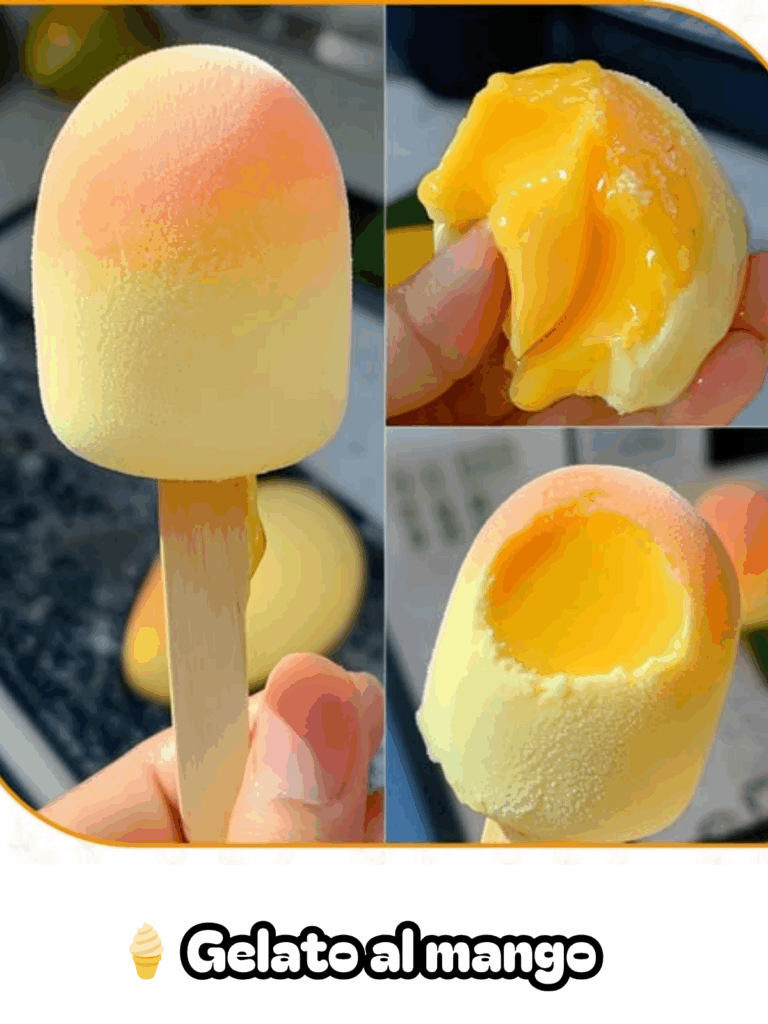  Gelato al mango su stecco