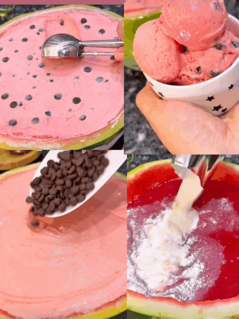 Gelato all’anguria servito nella buccia – Una ricetta creativa, fresca e facile da realizzare