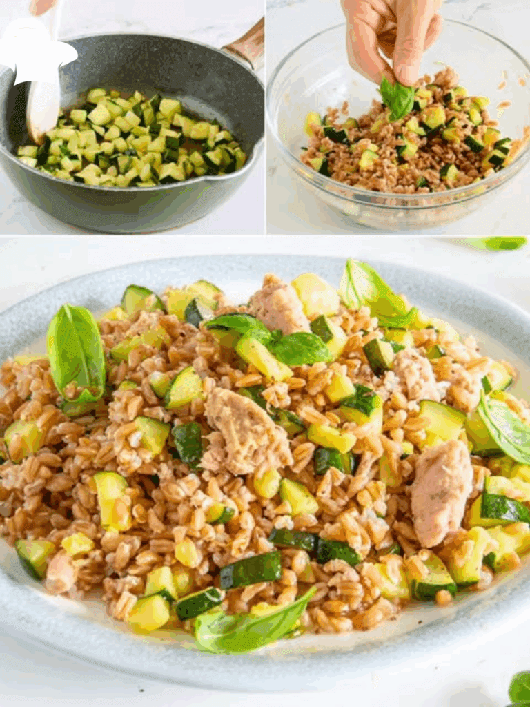 Farro, zucchine e tonno – Un piatto unico estivo, veloce e nutriente