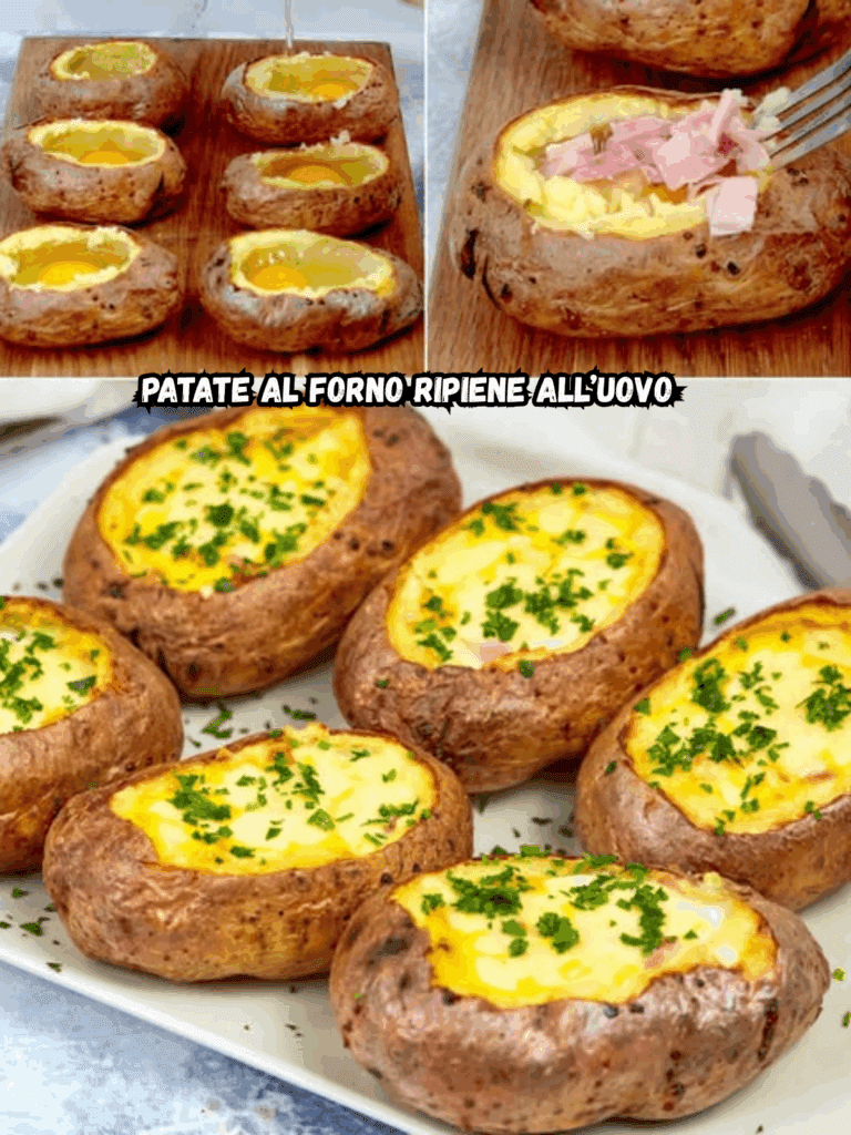 Patate al Forno Ripiene all’Uovo: Buone e Facili da Preparare