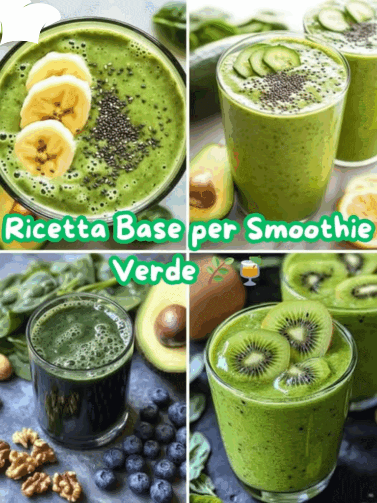 Smoothie Verde: Ricetta Base per una Bevanda Fresca e Nutriente