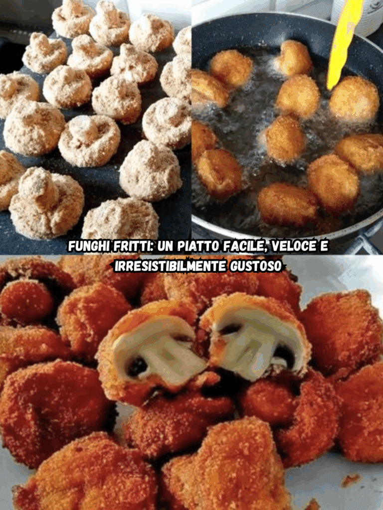 Funghi fritti: un piatto facile, veloce e irresistibilmente gustoso