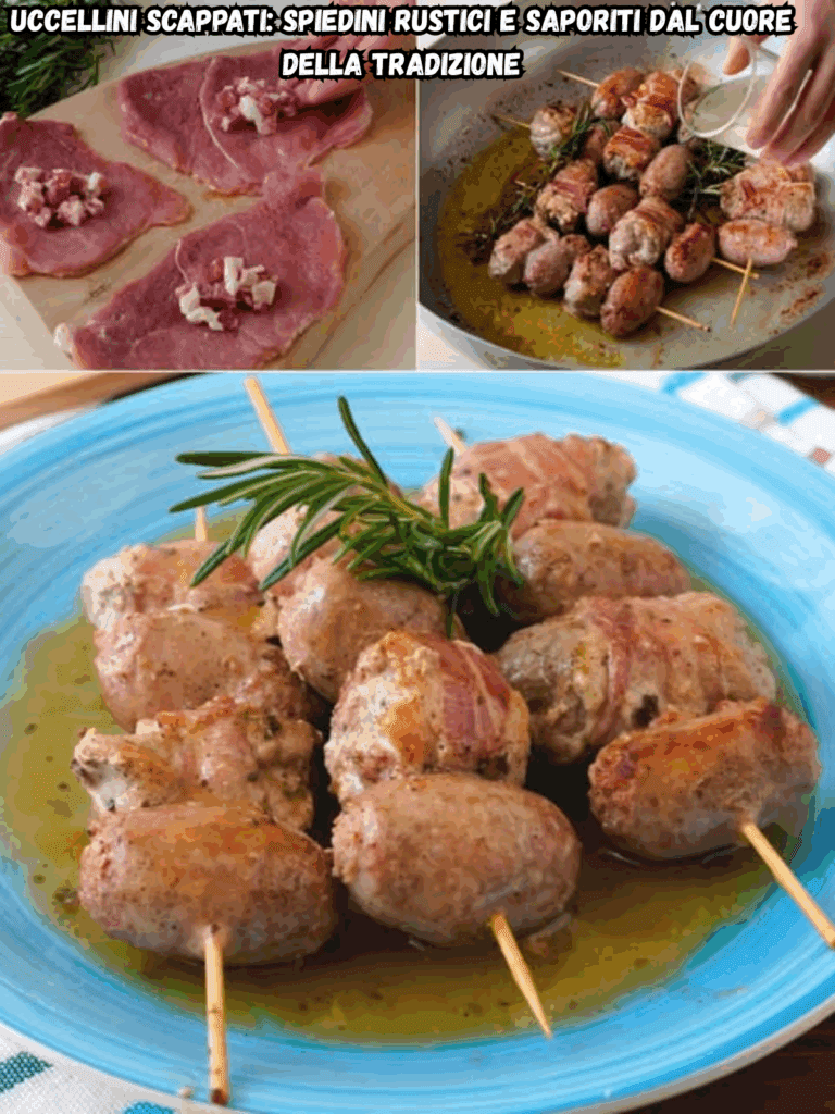Uccellini scappati: spiedini rustici e saporiti dal cuore della tradizione