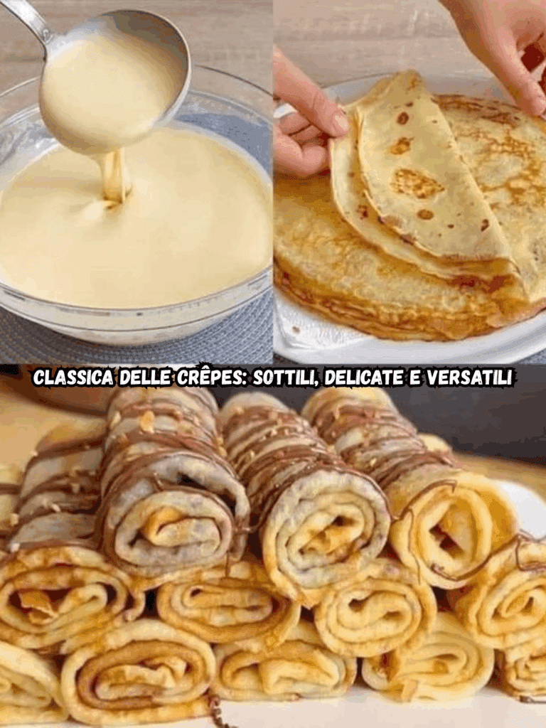 Classic Crepes RecipeRicetta Classica delle Crêpes: Sottili, Delicate e Versatili
