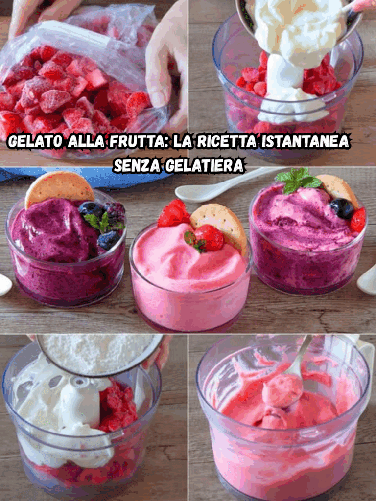  Gelato Istantaneo alla Fragola senza Gelatiera