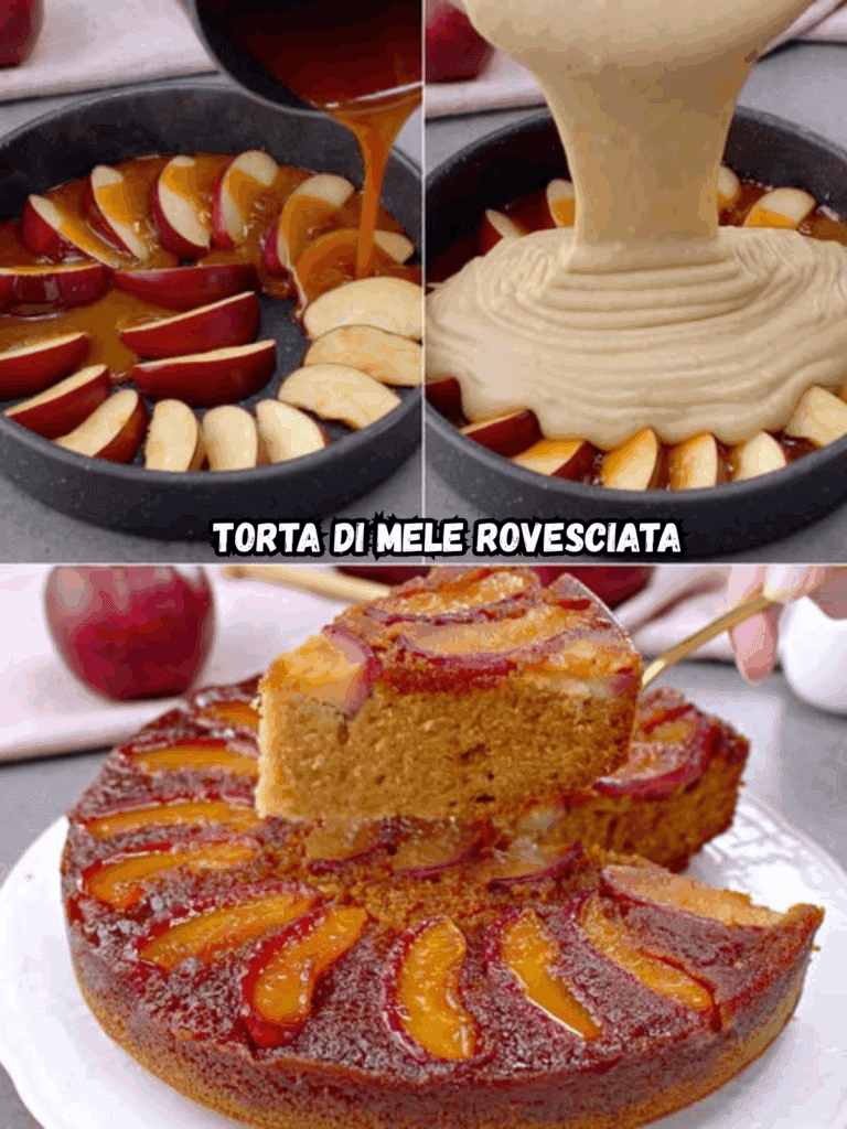Torta di Mele Rovesciata: un classico autunnale dal cuore caramellato