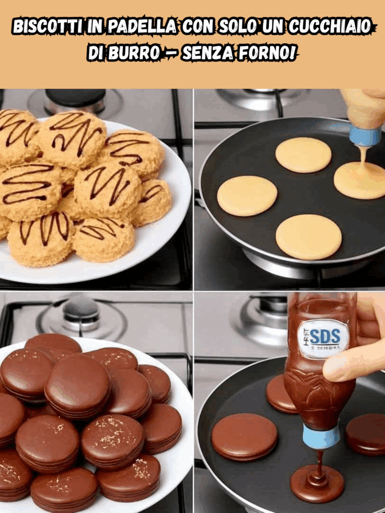 Biscotti in Padella con Solo un Cucchiaio di Burro – Senza Forno!