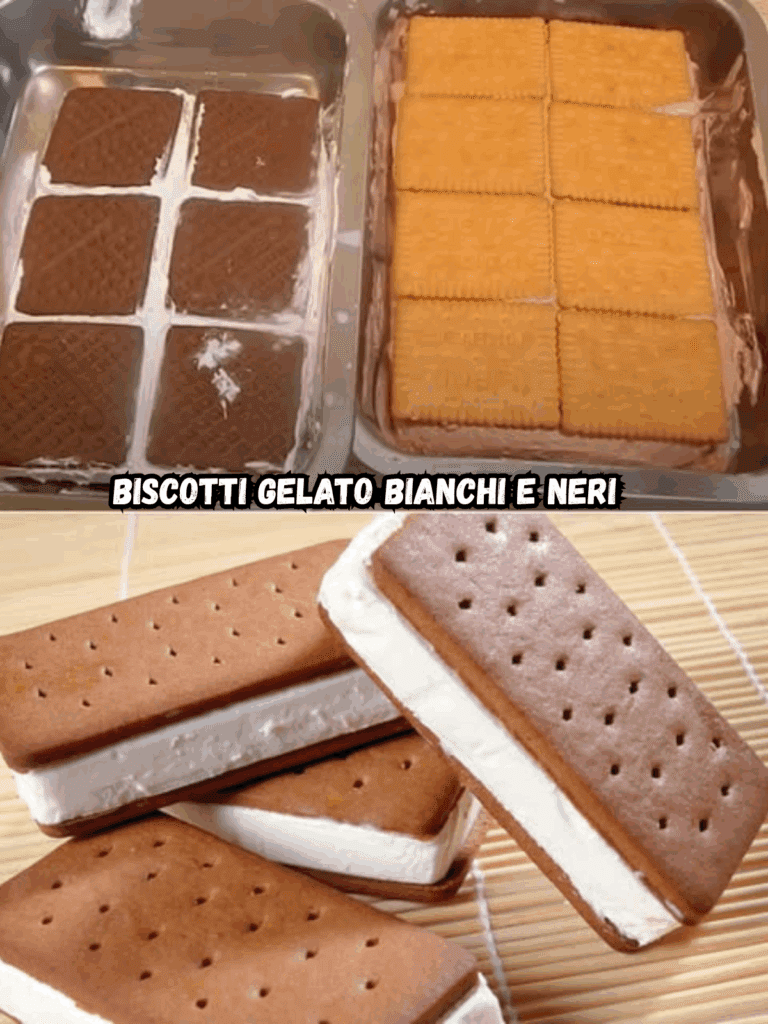 Biscotti Gelato Bianchi e Neri: La Ricetta Semplice, Fresca e Golosa Perfetta per l’Estate