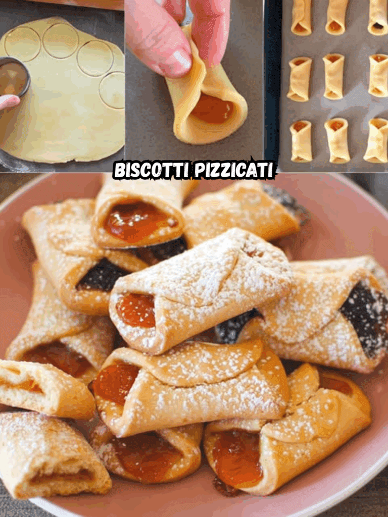 Biscotti pizzicati: deliziosi pasticcini ripieni per accompagnare il tè del pomeriggio