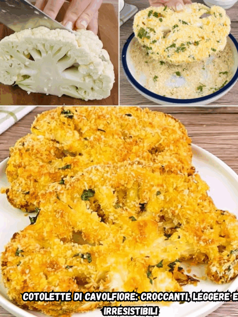 Cotolette di cavolfiore: croccanti, leggere e irresistibili