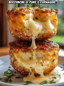 Bocconcini di purè e formaggio: un antipasto sfizioso e irresistibile