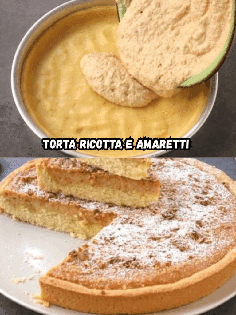 Torta ricotta e amaretti – Un dolce profumato e soffice dal sapore di tradizione