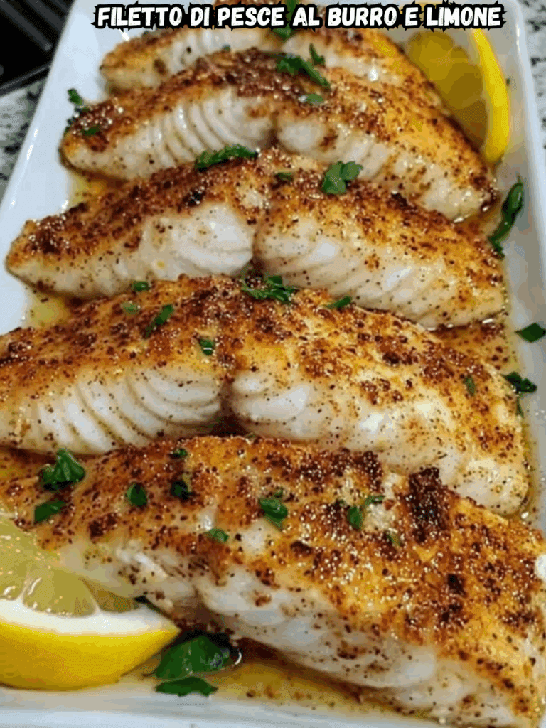 Filetto di pesce al burro e limone: un secondo piatto profumato, tenero e ricco di gusto