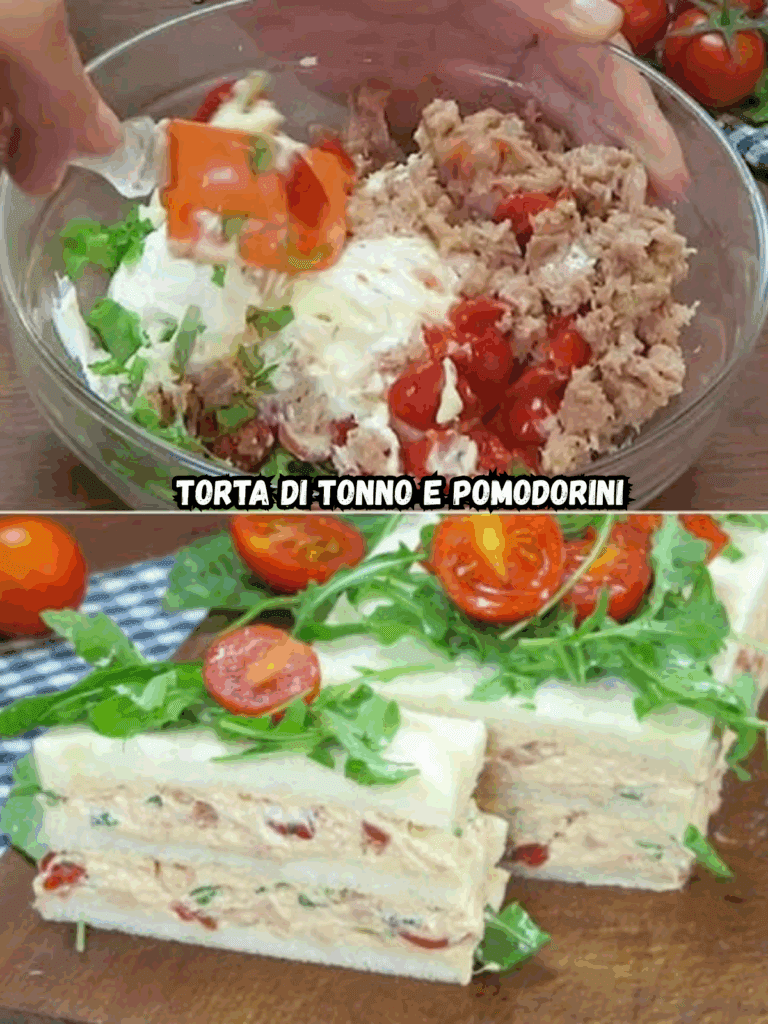 Torta di tonno e pomodorini: una deliziosa idea per un aperitivo fresco e sfizioso