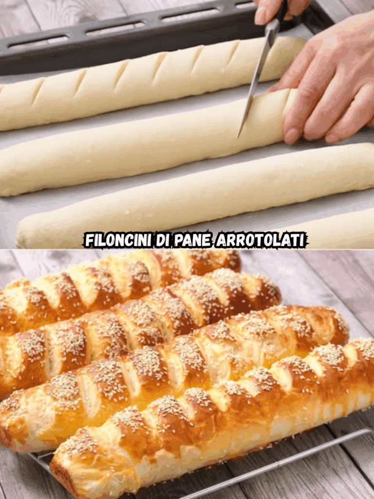 Filoncini di pane arrotolati: il segreto per ottenere un pane soffice, fragrante e ricco di sapore fatto in casa