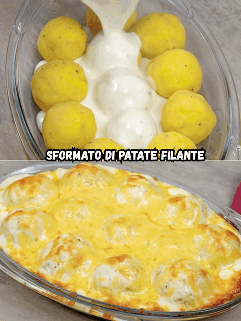 Sformato di patate filante: l’idea perfetta per svuotare il frigorifero con gusto