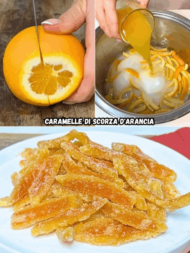 Caramelle di scorza d’arancia: lo snack dolce e agrumato che conquista al primo assaggio