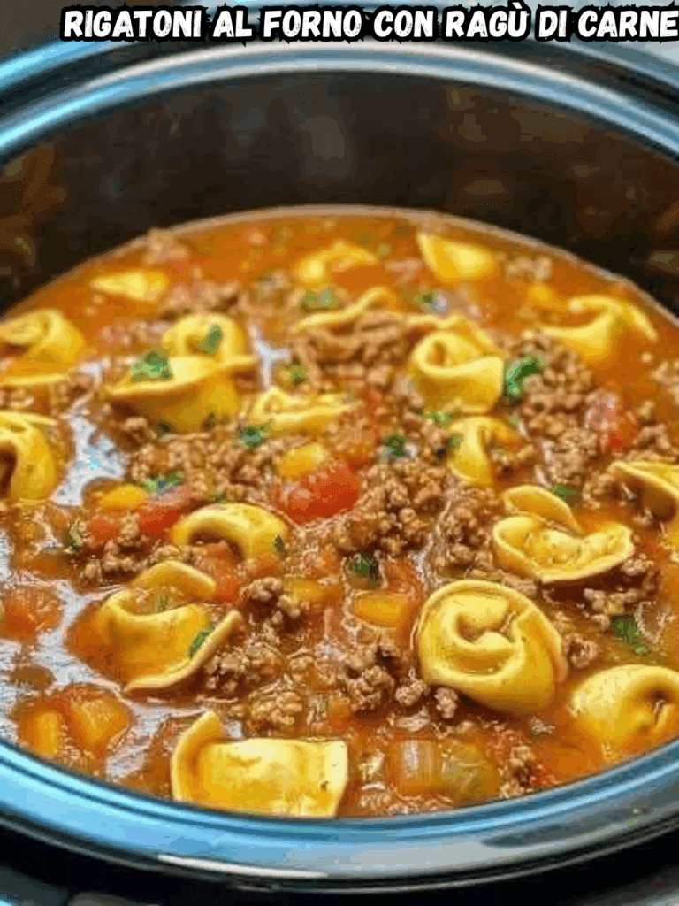 Rigatoni al Forno con Ragù di Carne