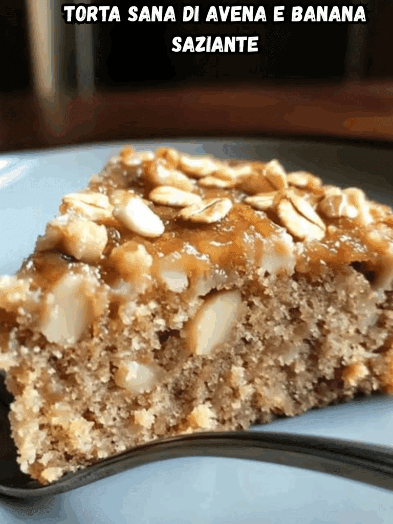 Torta Sana di Avena e Banana Saziante