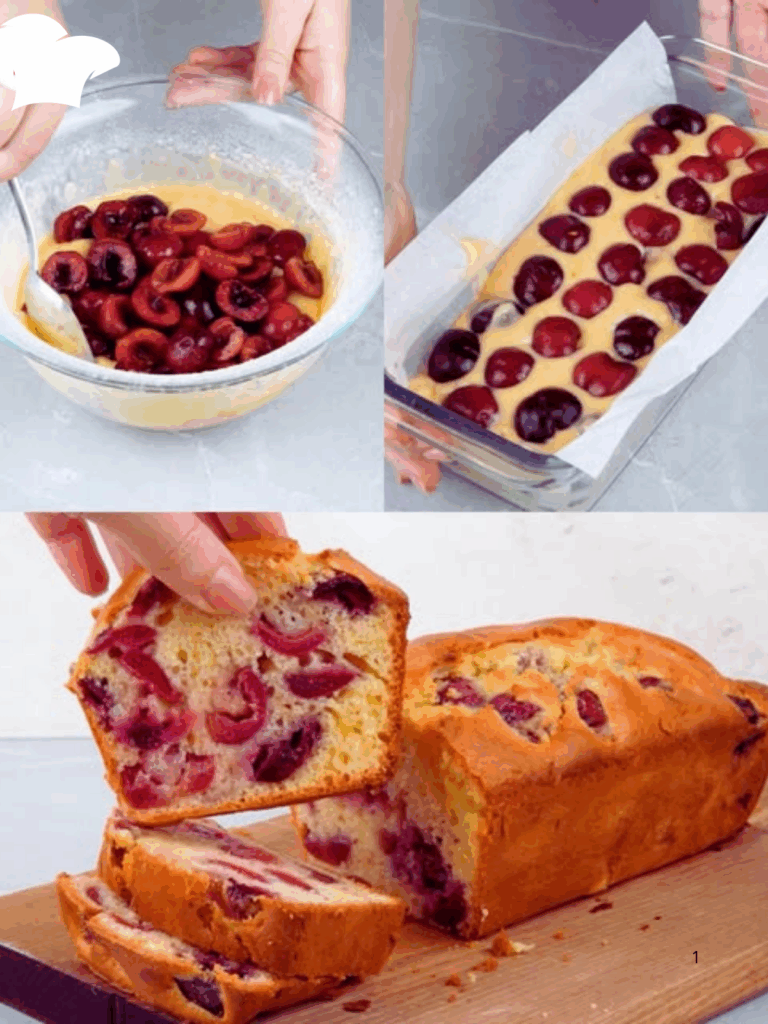 Plumcake alle ciliegie: la ricetta del dolce soffice e genuino