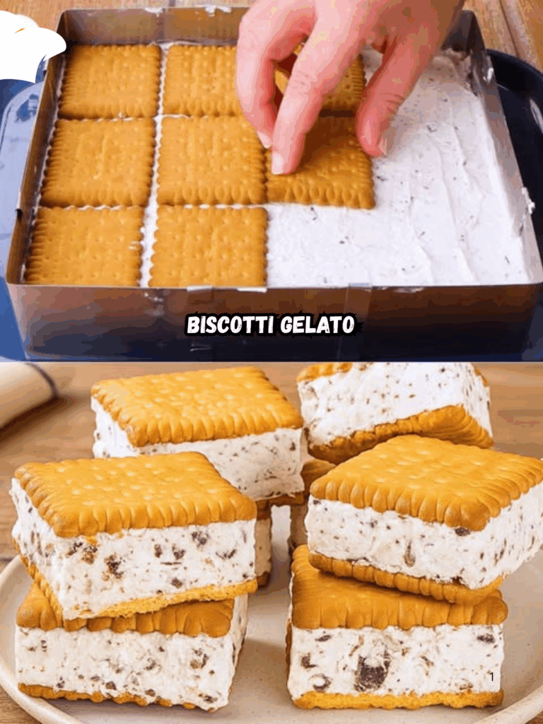 Biscotti gelato: la ricetta facile per un dessert fresco e irresistibile