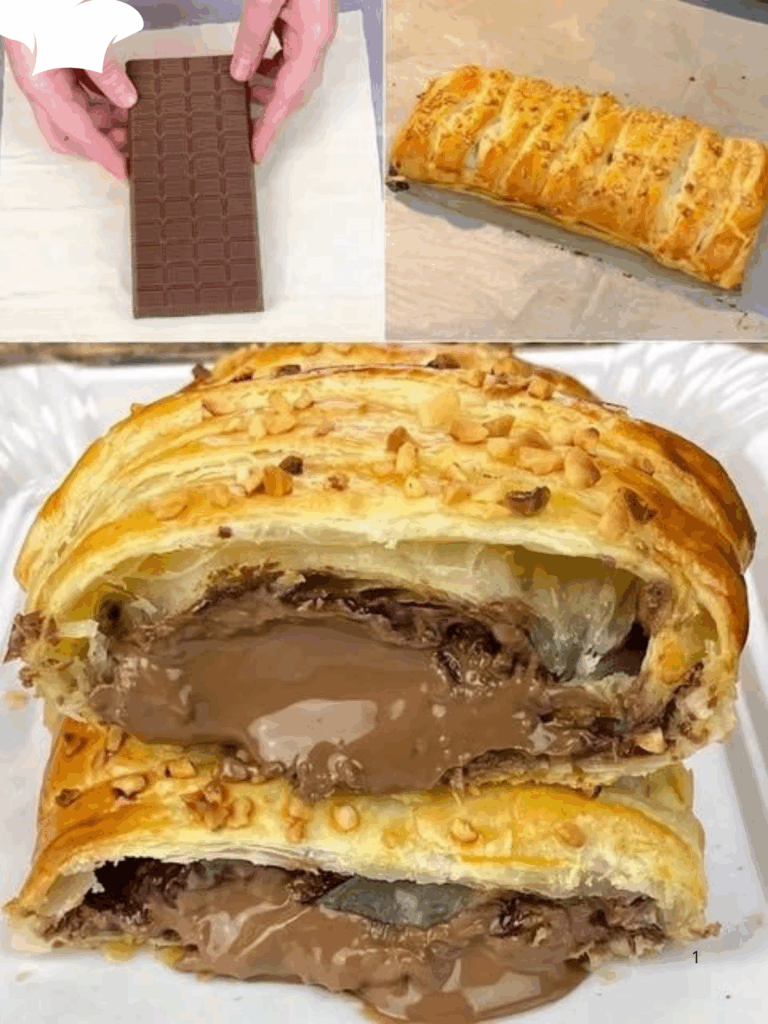 Treccia di Pasta Sfoglia e Cioccolato: il Dolce Veloce e Goloso che Conquista Tutti
