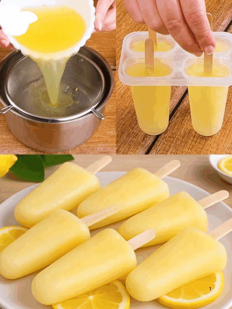 Ghiaccioli al Limone: la Ricetta Fresca e Semplice per un Dolce Estivo Dissetante