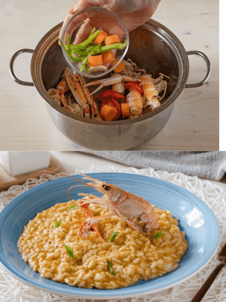 Risotto scampi e limone: un primo piatto cremoso e profumato dal sapore marino