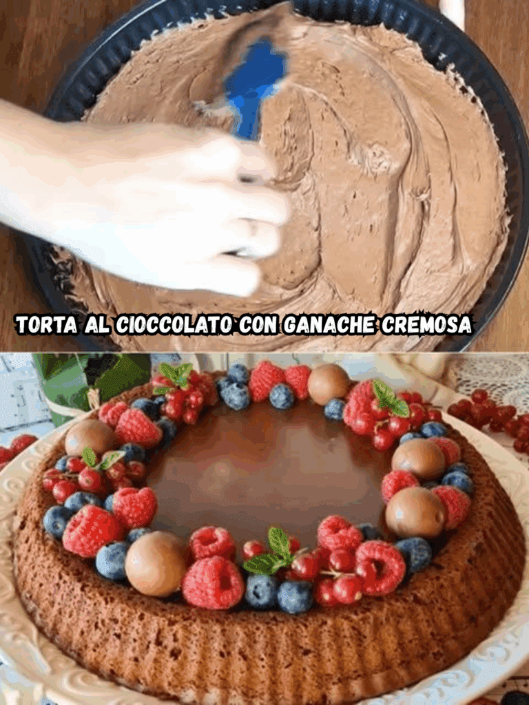 Torta al cioccolato con ganache cremosa: il dolce irresistibile che conquista tutti