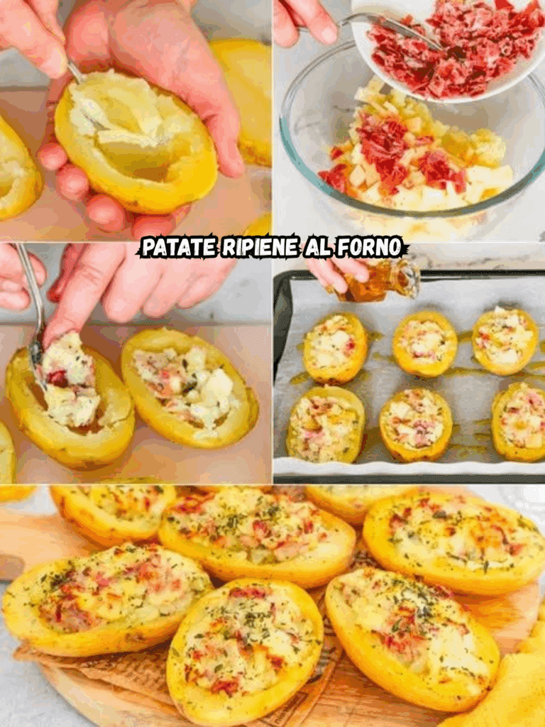 Patate ripiene al forno: il contorno rustico e goloso perfetto per ogni occasione