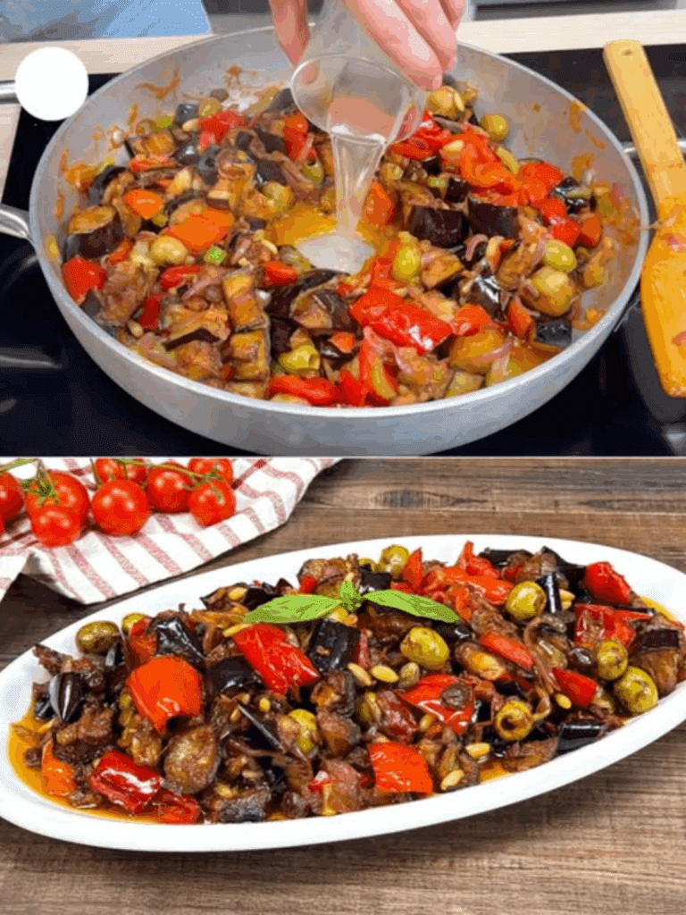 Caponata siciliana autentica: il contorno agrodolce che profuma di Sicilia
